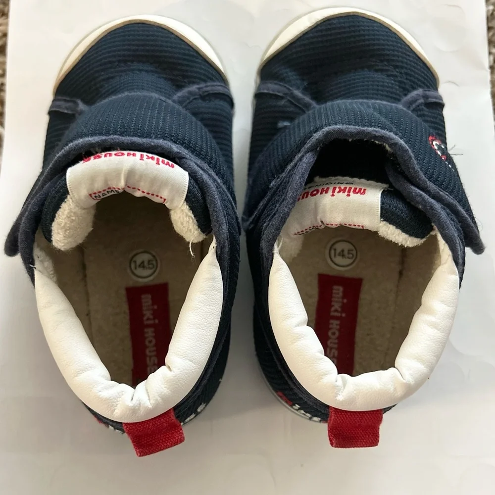 8.5 MIKI HOUSE My Second Shoes - Classic Toddler Shoes